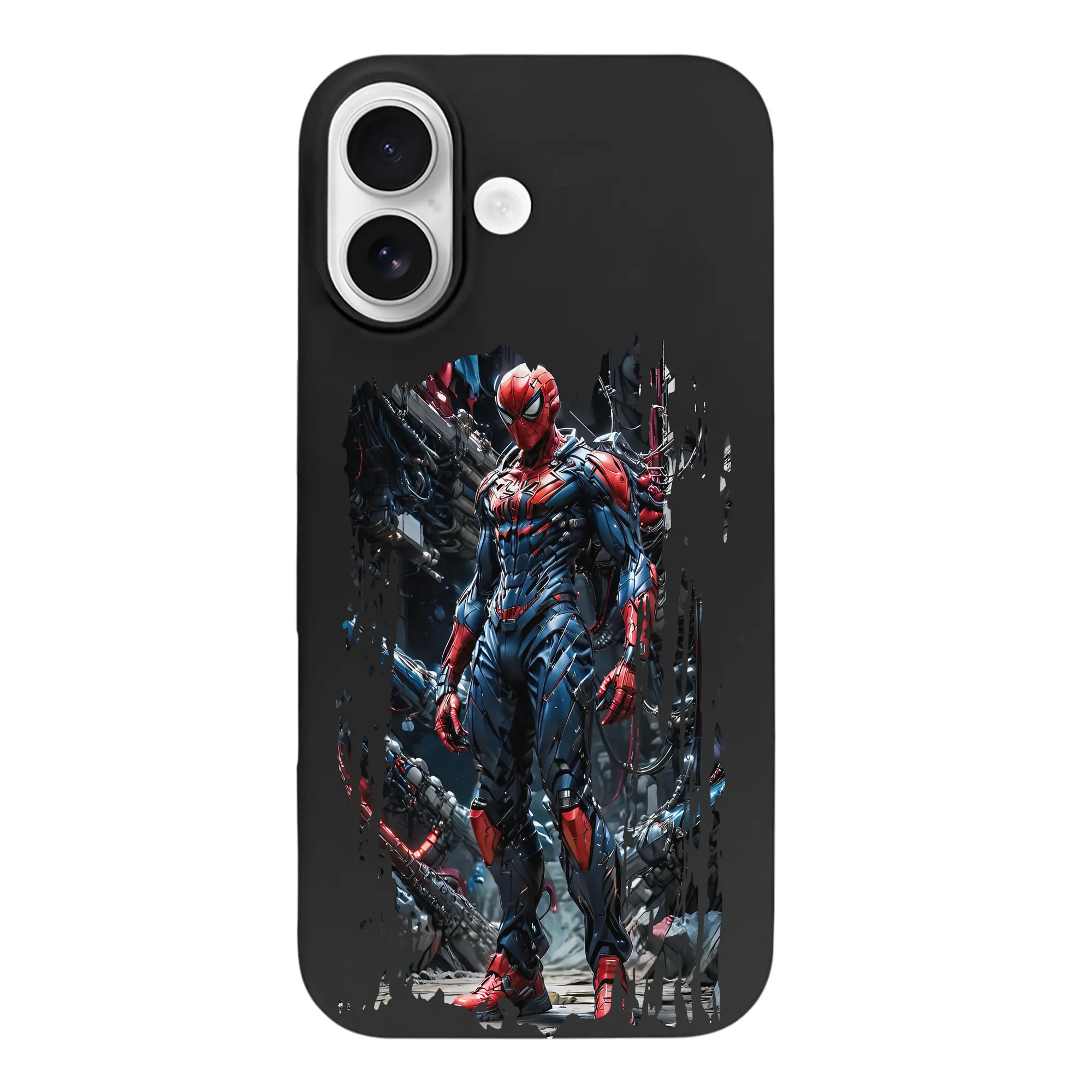 アベンジャーズ (Avenjāzu) グッズ スパイダーマン（Spider-Man） - iPhone 17 シリーズ シリコンケース 薄型 耐衝撃 指紋防止 ソフトタッチカバー 精密フィット 傷防止 保護ケース iPhone 17/17 Air/17 Pro/17 Pro Max 対応